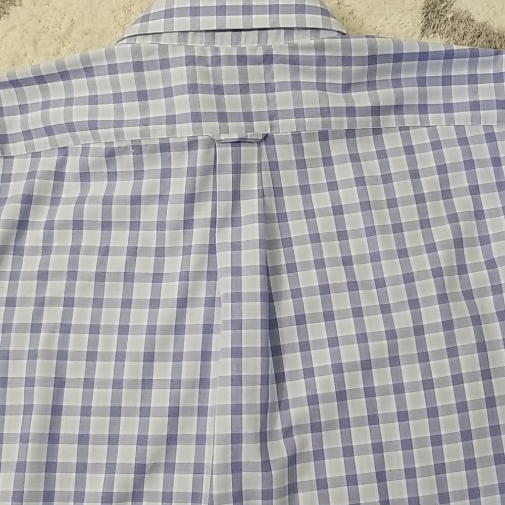 Nautica Plaid A Bit Trimmer Button Up Shir - Picture 7 of 8